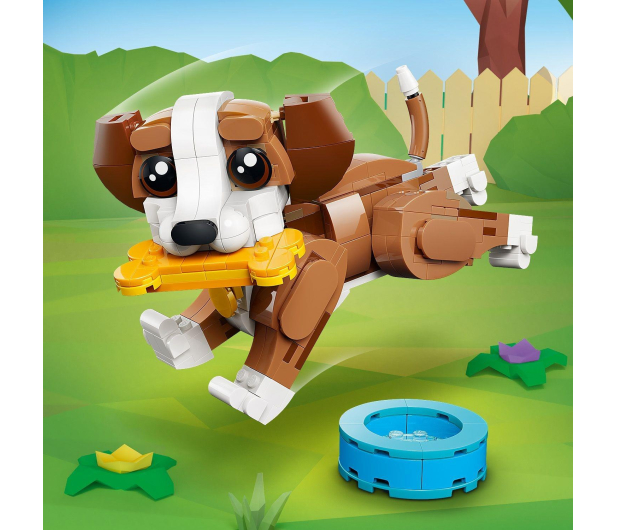 LEGO CREATOR 31382 Urocze zwierzątka: psotny szczeniaczek - 1473431 - zdjęcie 5
